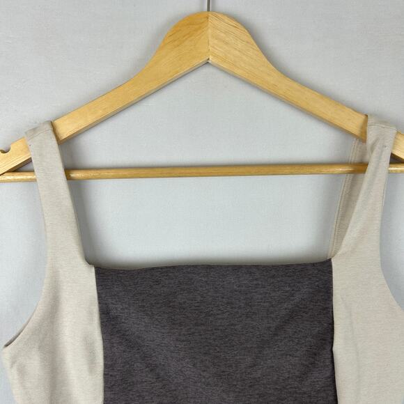 Beyond Yoga Spacedye Vitality Cropped Tank Square Neck Green/White Womens Size M - Picture 2 of 10
